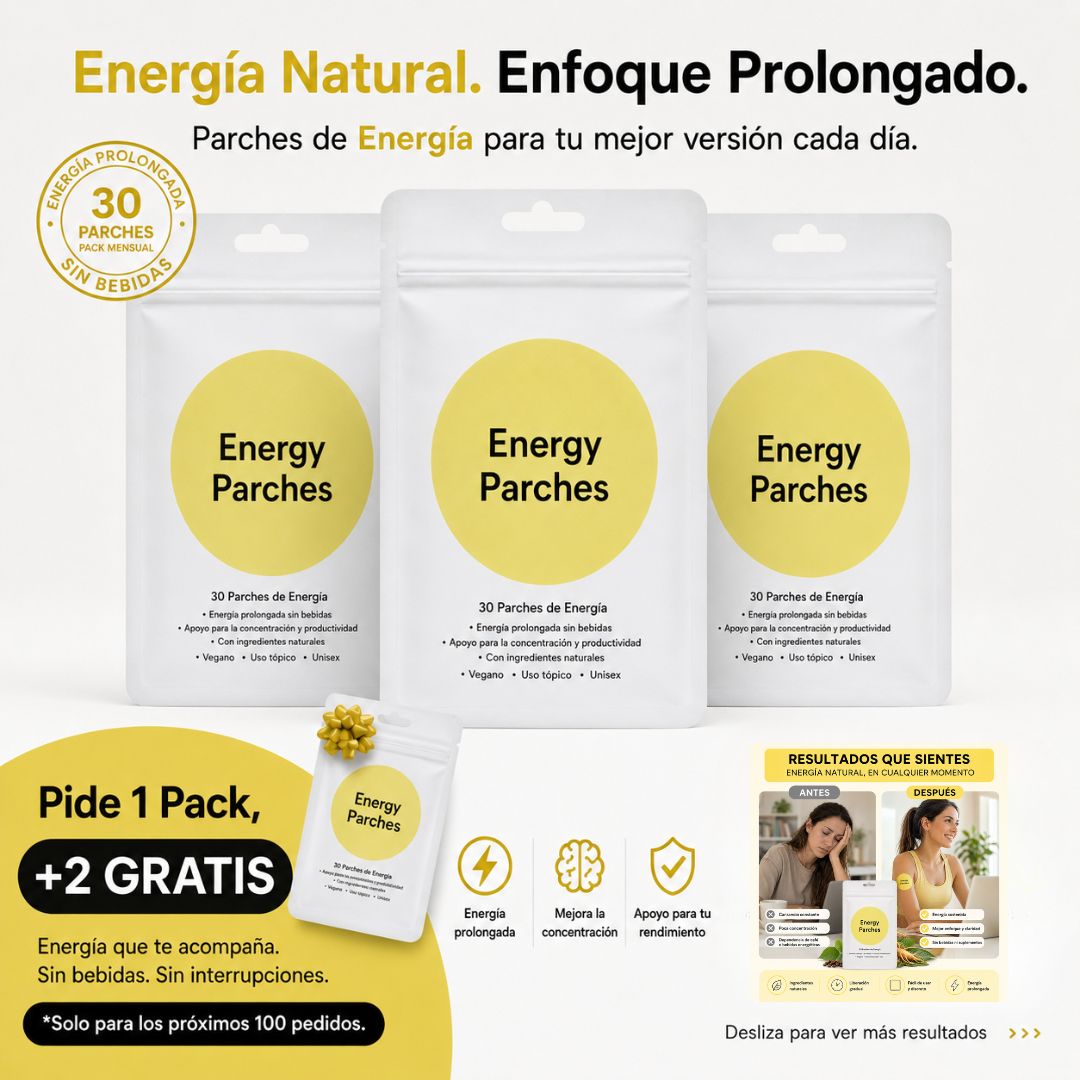 Parches Energy (1 + 2 GRATIS)